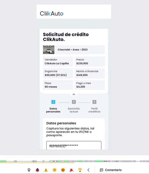 Form step 5 — confirmation and submit